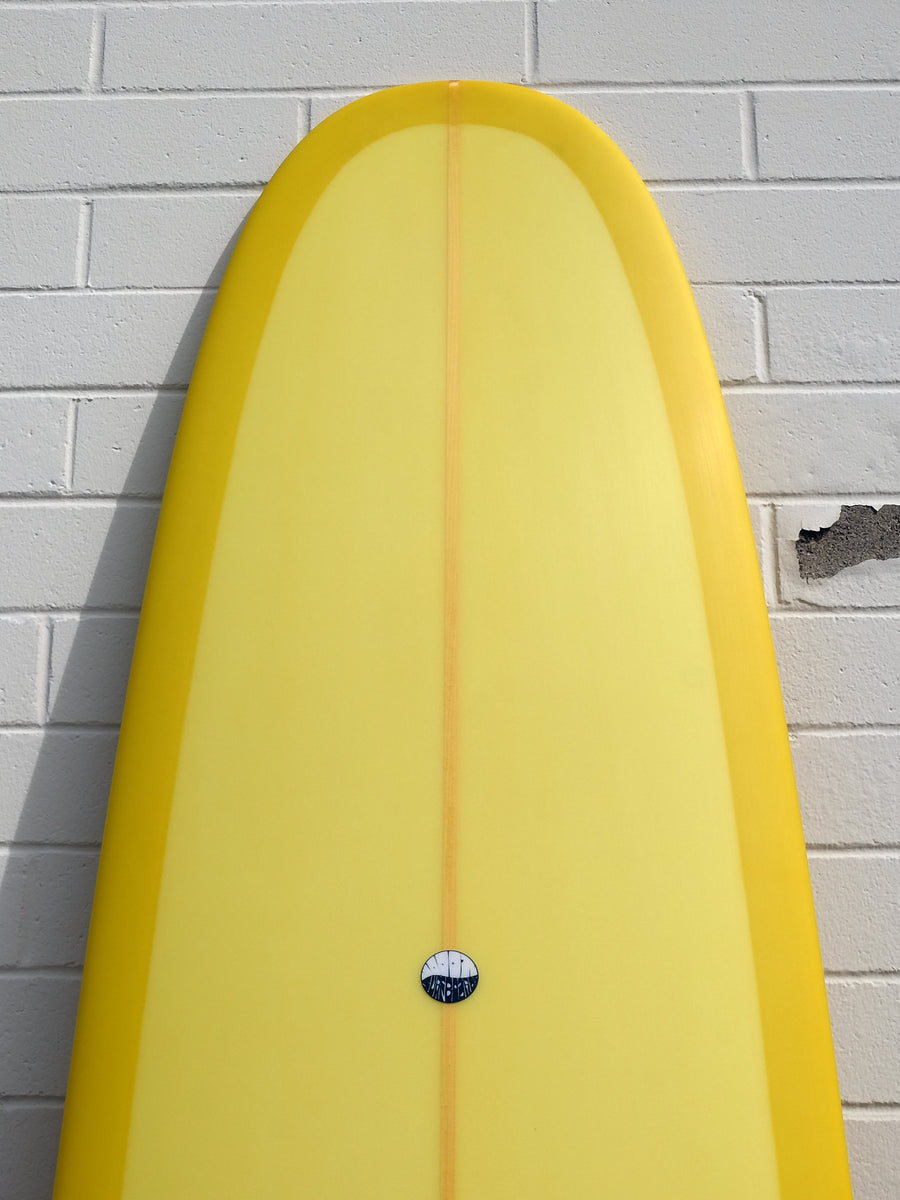 Woodin Surfboards | 9'0" Led Sled Mellow Yellow Longboard - Surf Bored