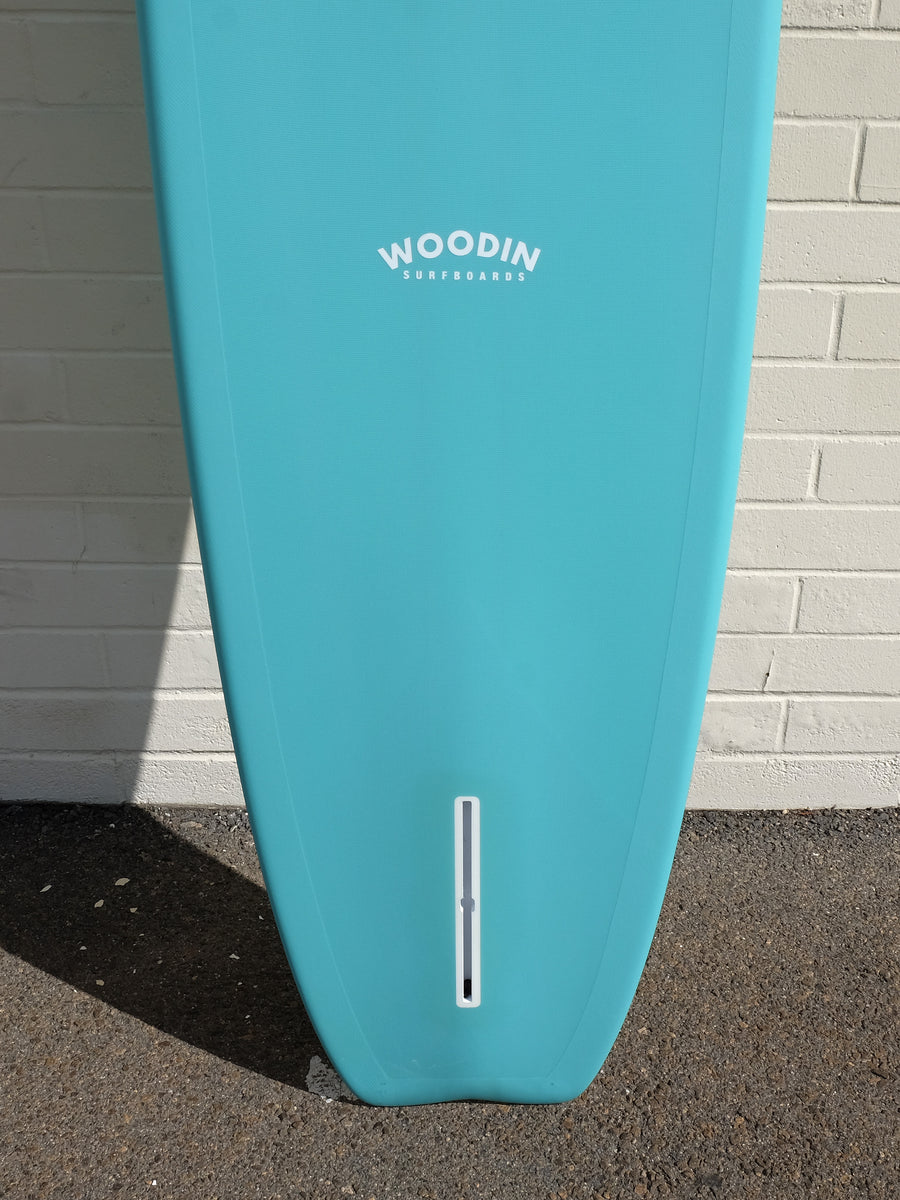 Woodin Surfboards | 9'5" High Roller Blue Longboard