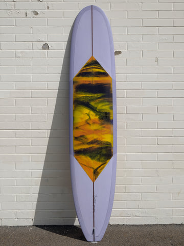 Woodin Surfboards | 9'6" One Love Lavender Longboard