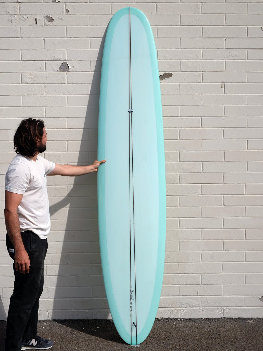 Woodin Surfboards | 9'6" Purple Haze Sea Foam Longboard