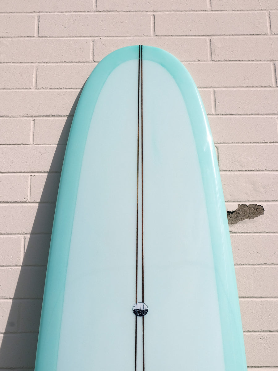 Woodin Surfboards | 9'6" Purple Haze Sea Foam Longboard