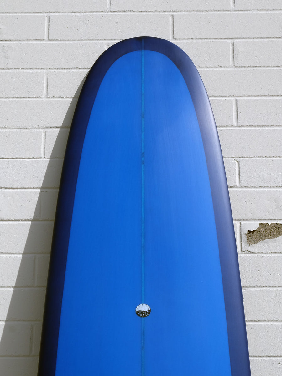 Woodin Surfboards | 9'8" Led Sled Blue Longboard