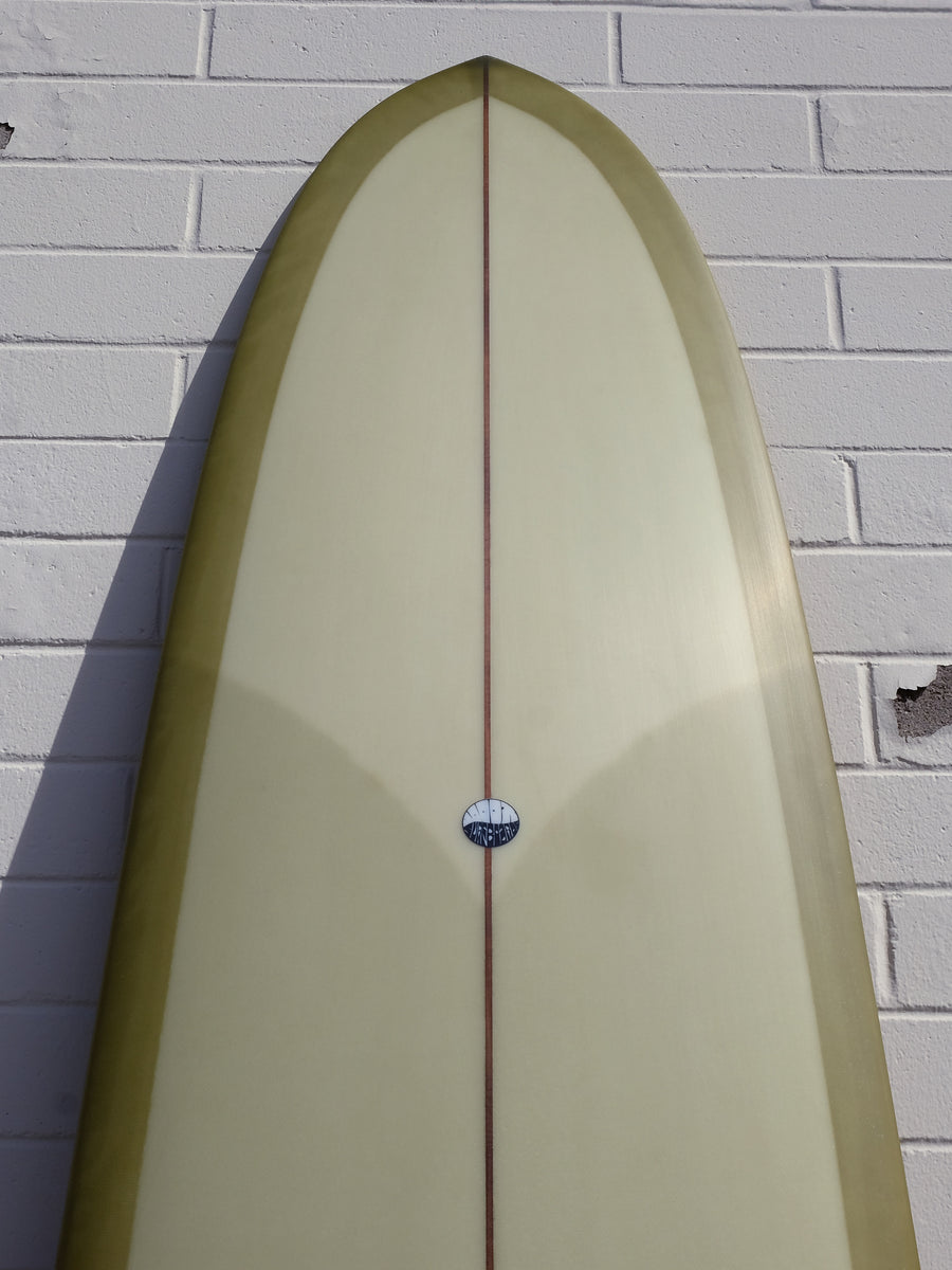 Woodin Surfboards | 9’9” Switchblade Pale Green Longboard