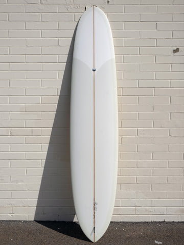 Woodin Surfboards | 9’3” Switchblade Swiss Coffee Longboard