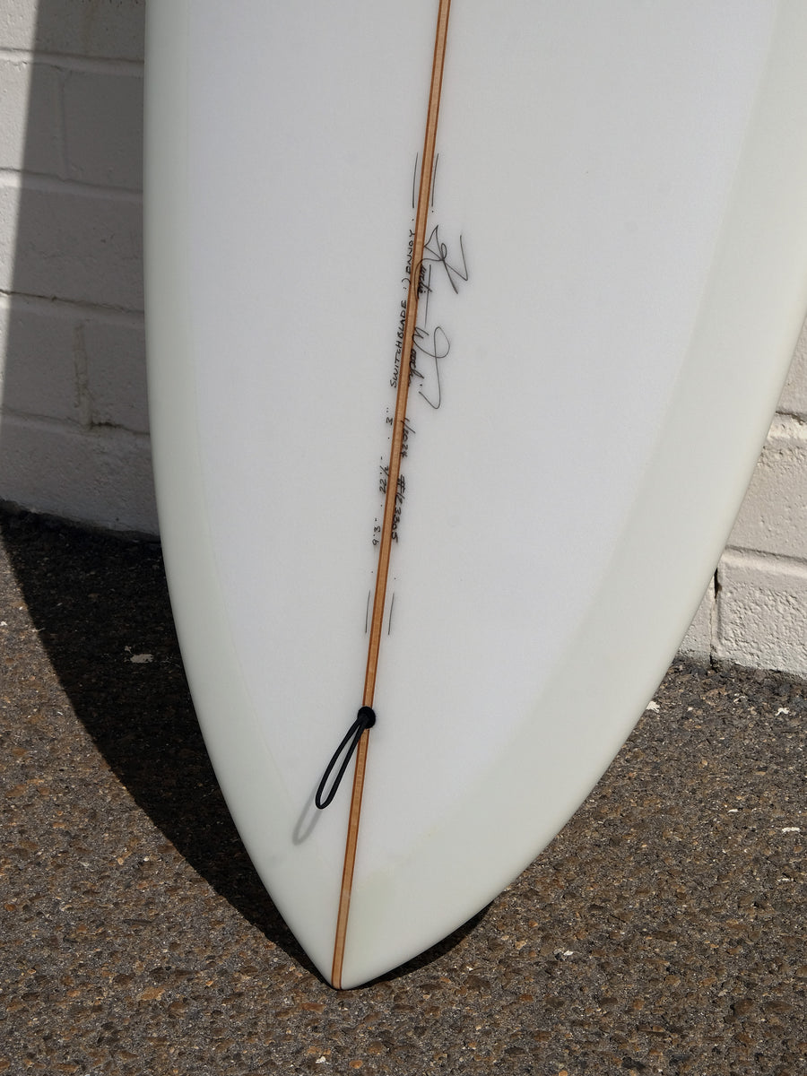Woodin Surfboards | 9’3” Switchblade Swiss Coffee Longboard