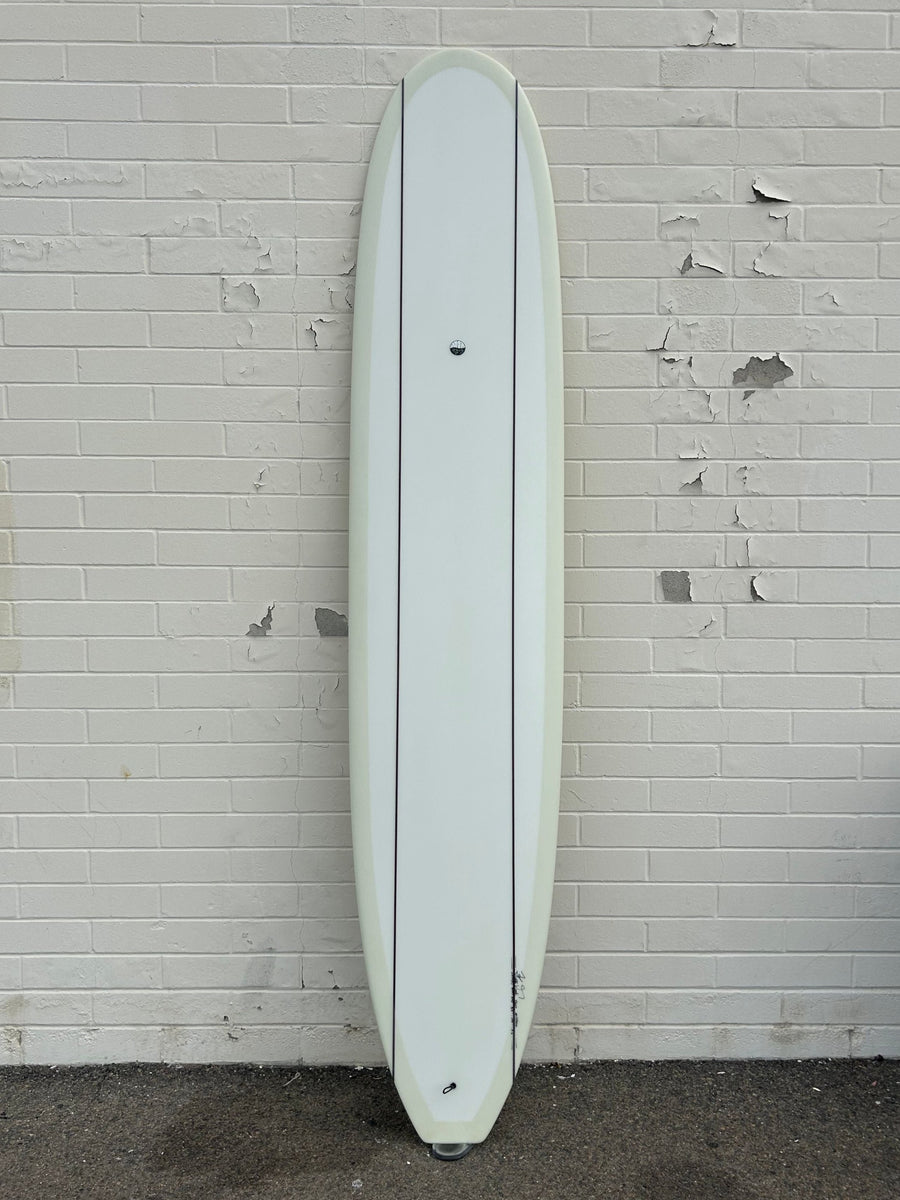 Woodin Surfboards | 9’6” One Love in Light Cream Longboard - Surf Bored
