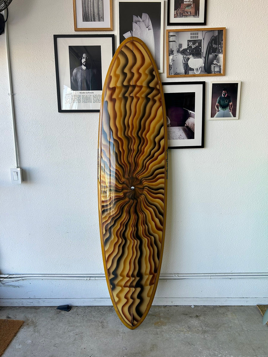 Woodin Surfboards | 7’0" MIDI in Psychedelic Spray Surfboard