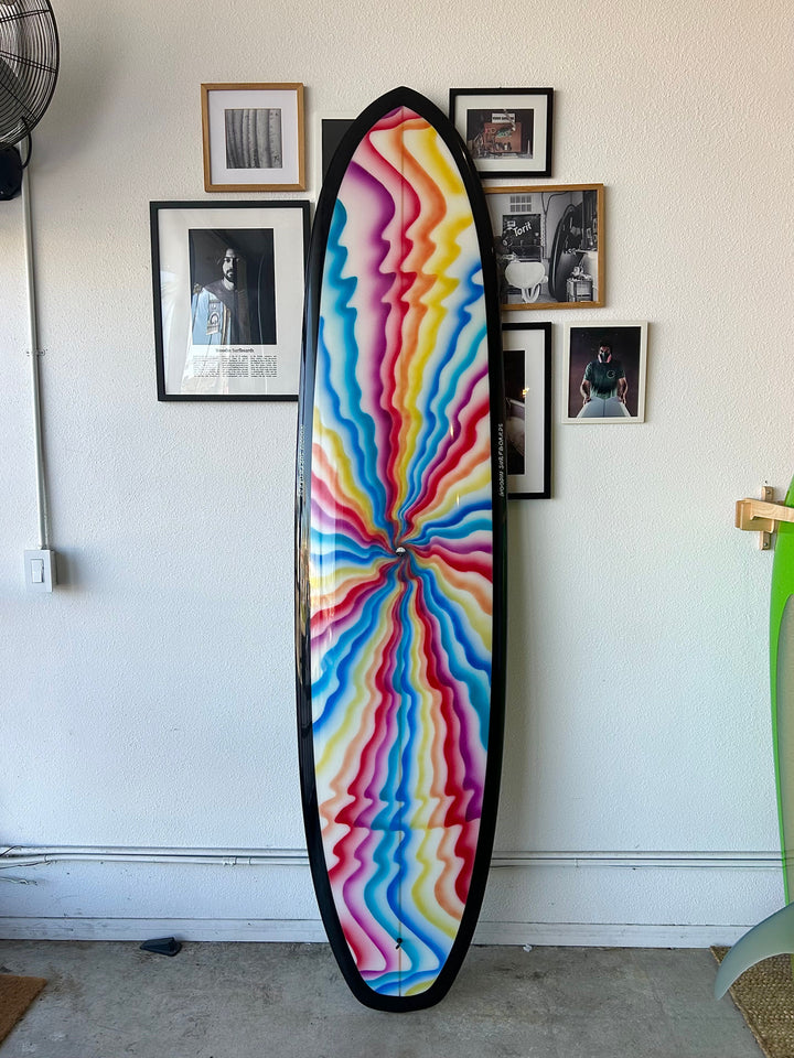 Woodin Surfboards | 7'4” Gypsy Eye Cherry Red Surfboard
