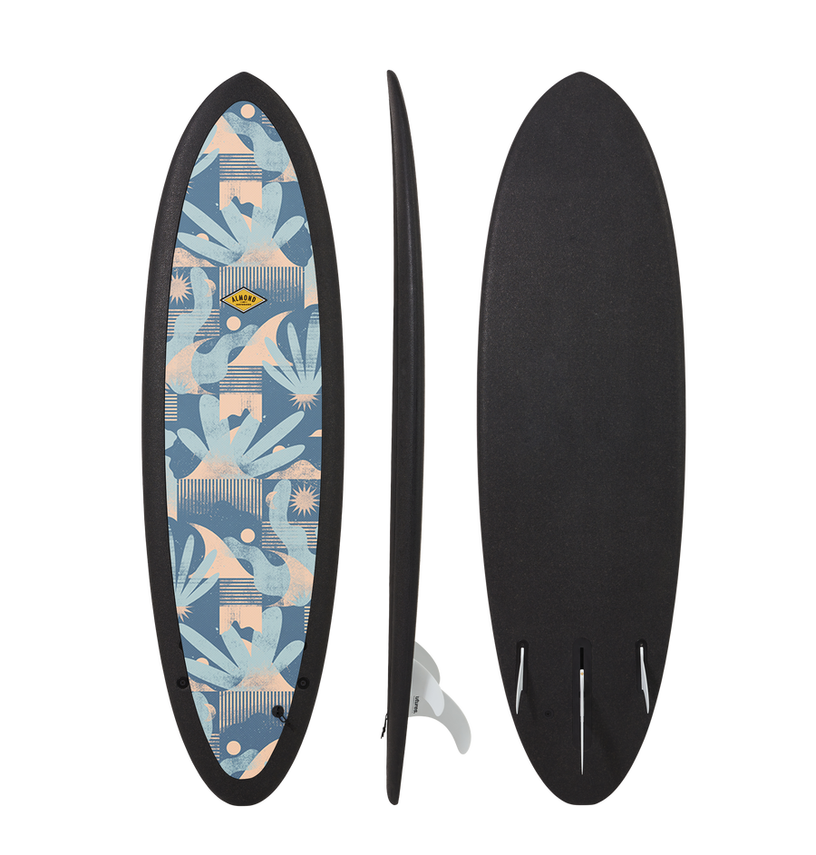 6'4" R-Series | Pleasant Pheasant Soft Top Surfboard
