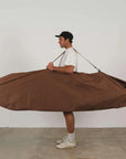 Seal Brown Canvas Surfboard Bag - Surf Bored