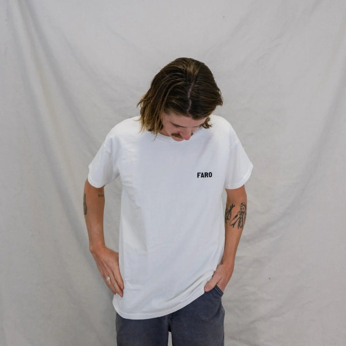 FARO Shop Tee - White - Surf Bored