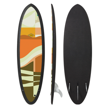 6'4" R-Series | Pleasant Pheasant Soft Top Surfboard