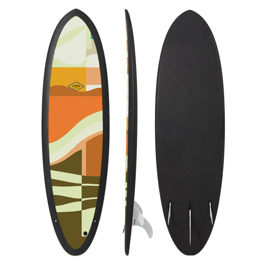 6'4" R-Series | Pleasant Pheasant Soft Top Surfboard - Surf Bored