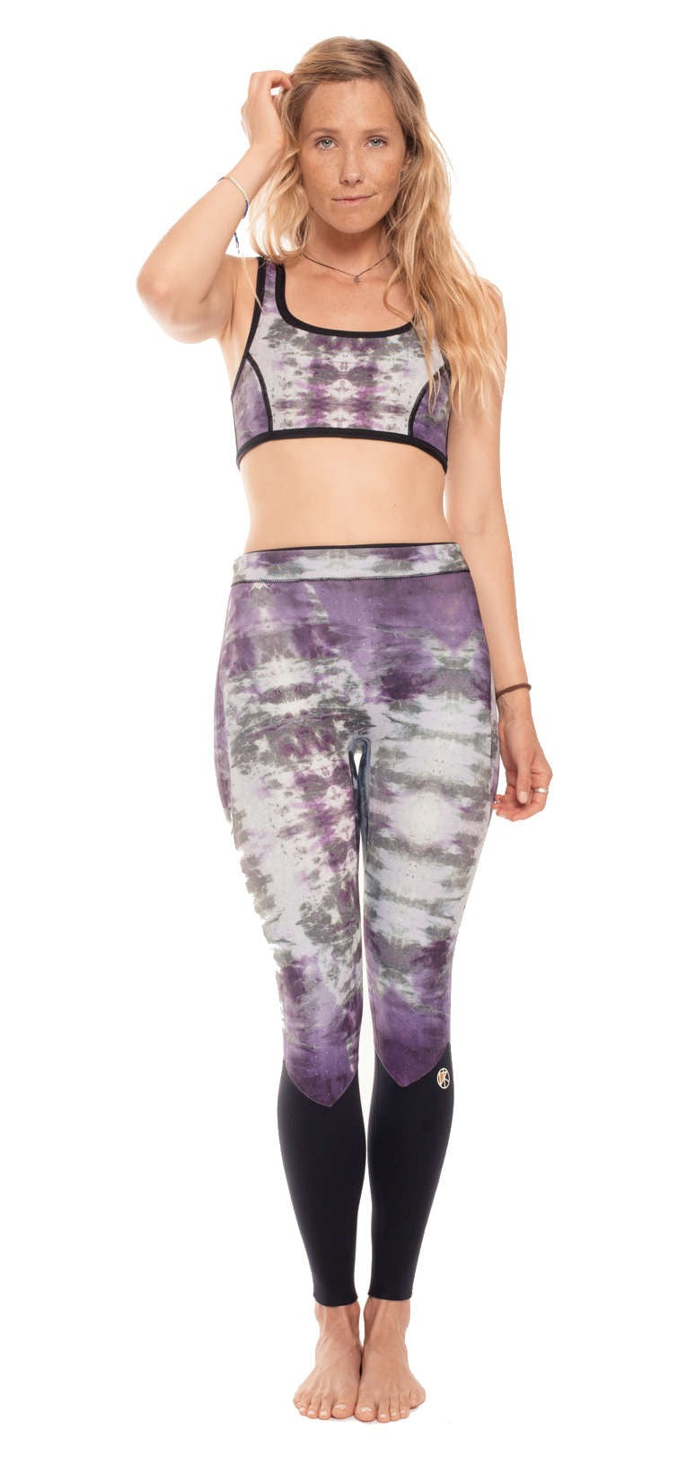 2mm Psychedelic Reversible Surf Leggings - Surf Bored