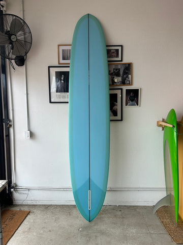 WOODIN SURFBOARDS | 9’6” SWITCHBLADE IN LEMON DIP AND CURACAO BLUE SURFBOARD