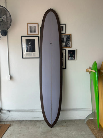 WOODIN SURFBOARDS | 9’2” SWITCHBLADE IN LAVENDER AND CHOCOLATE SURFBOARD