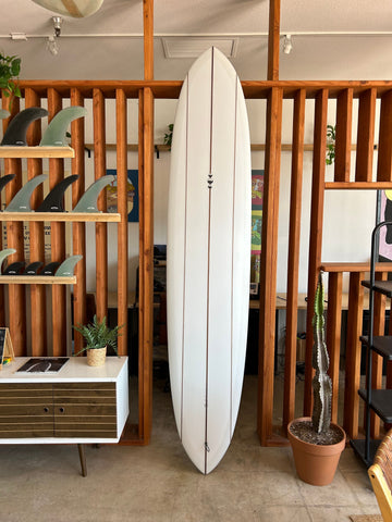 WOODIN SURFBOARDS | 8’11” KATANA IN CLEAR TRIPLE STRINGER SURFBOARD