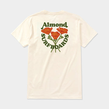 CA Poppy Tee | Natural - Surf Bored