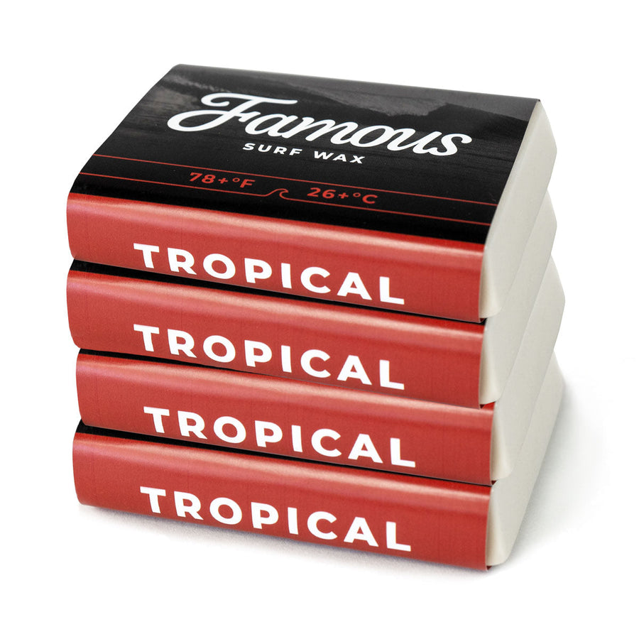 4-Packs of Famous Surf Wax - Surf Bored