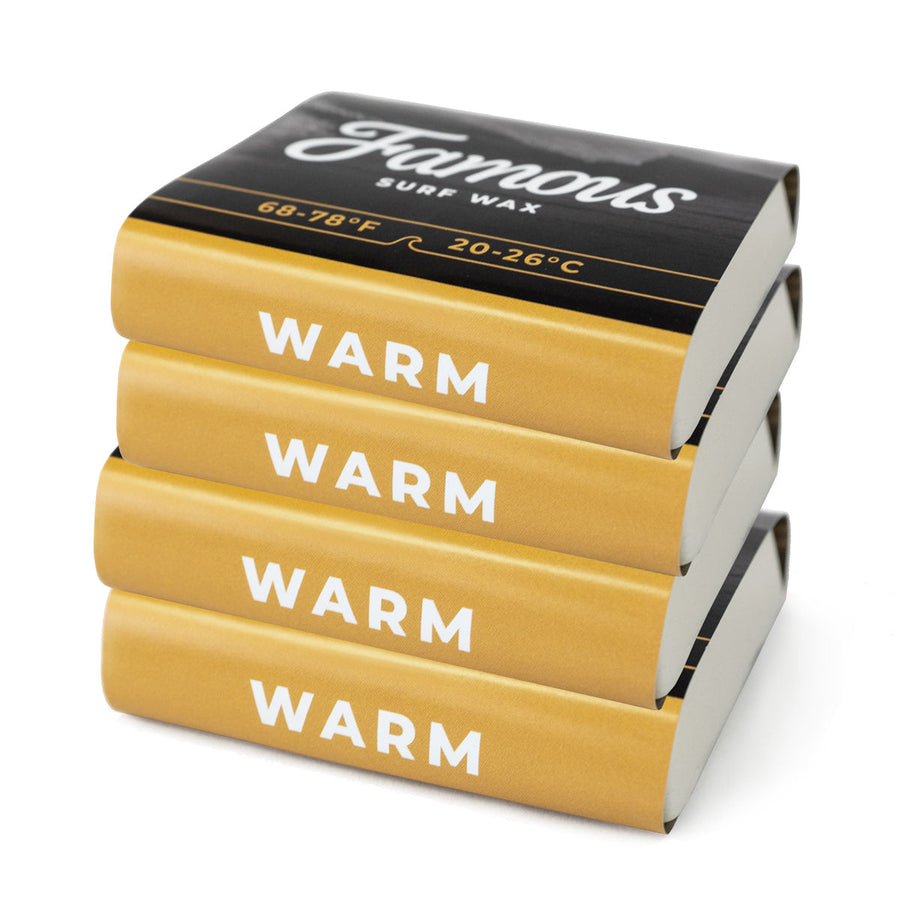 4-Packs of Famous Surf Wax - Surf Bored