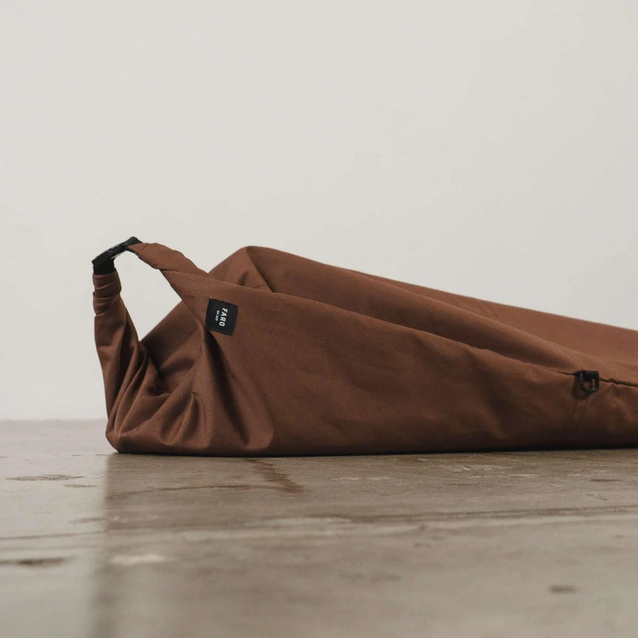 Seal Brown Canvas Surfboard Bag