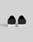 STRANGER SLIP-ON | BLACK / WHITE SYNTHETIC
