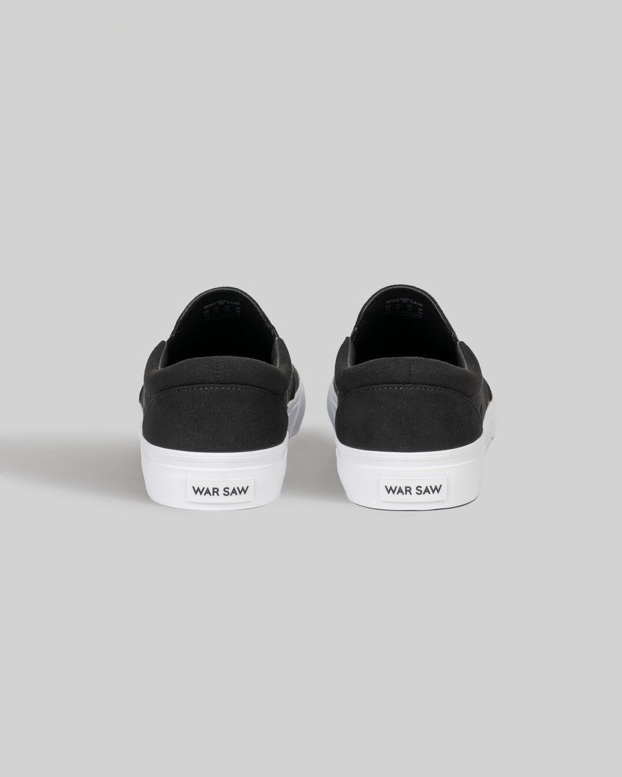 STRANGER SLIP-ON | BLACK / WHITE SYNTHETIC