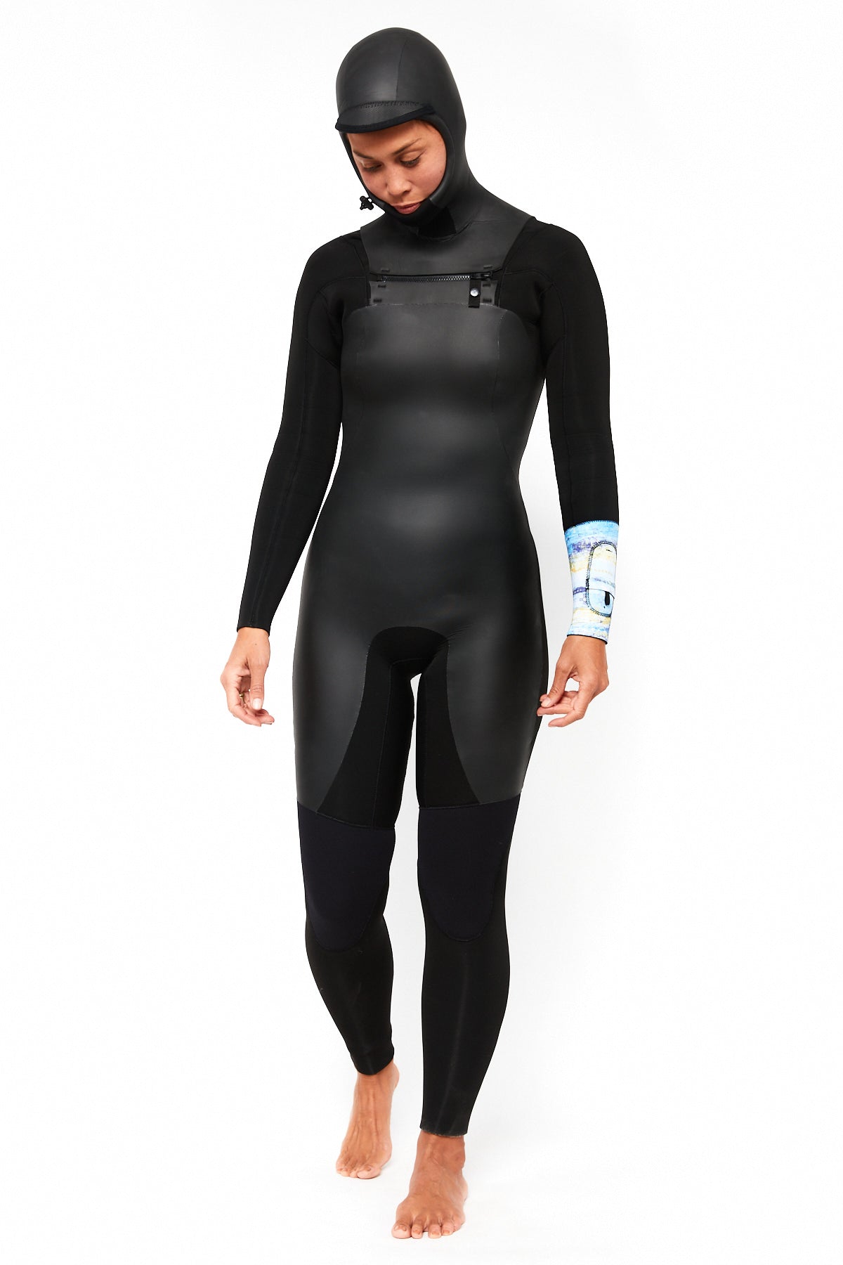 SEA CAVES 5/4MM Hooded Chest Zip Full Suit - Surf Bored