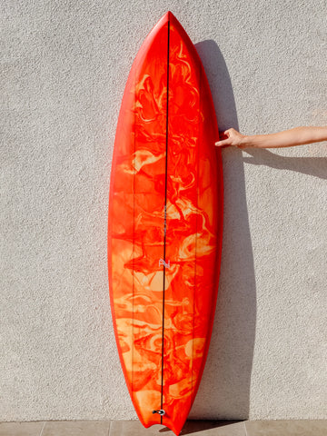 A&H Vessels | 5’11” Ordainer Reg Foot Volcano Surfboard (USED) - Surf Bored