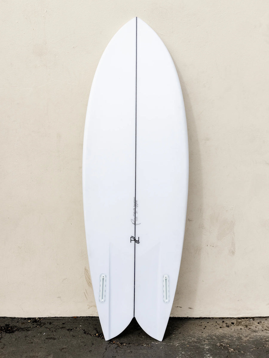 A&H Vessels | 5’4” Quickbeam Clear Surfboard (USED) - Surf Bored