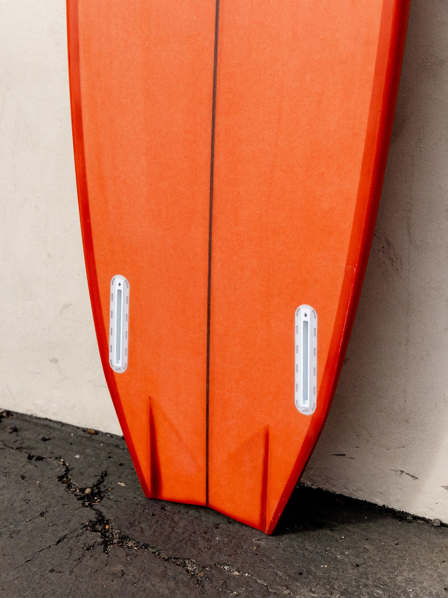 A&H Vessels | 5'6" Gaffer Symmetrical Red Surfboard - Surf Bored