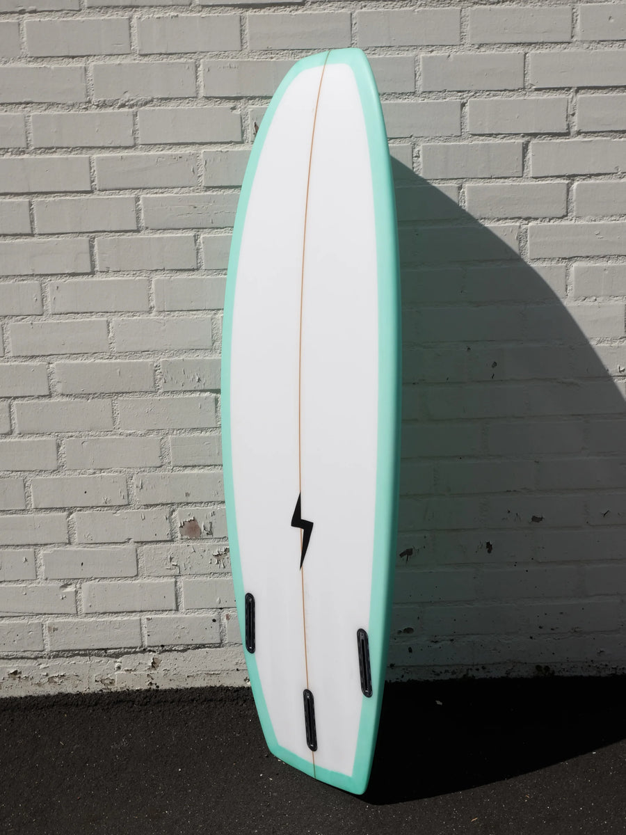 Corey Graham Shapes | Corey Graham Shapes | 5’5” Snub Nose Tri Fin Mint Surfboard - Surf Bored