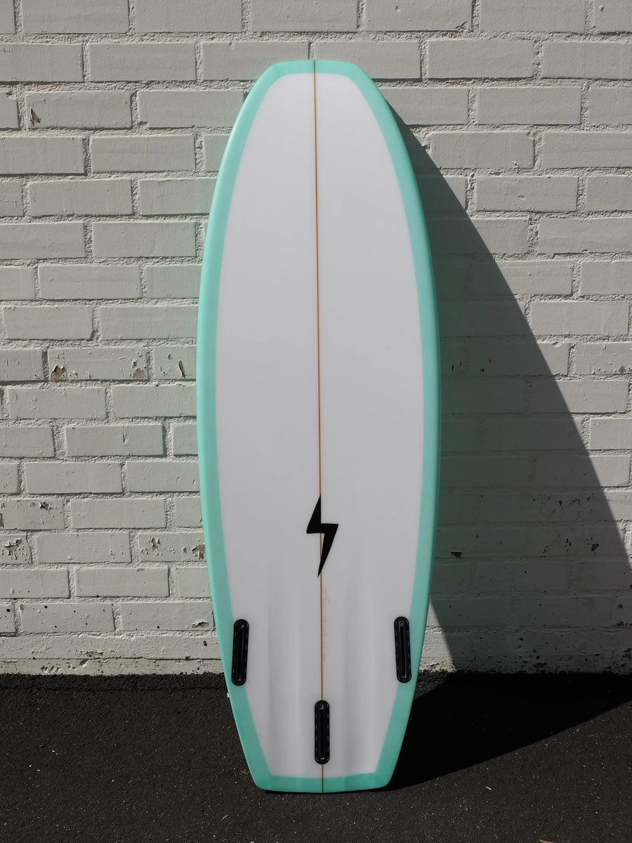 Corey Graham Shapes | Corey Graham Shapes | 5’5” Snub Nose Tri Fin Mint Surfboard - Surf Bored