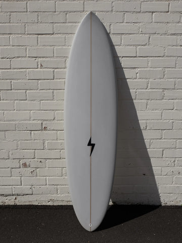Corey Graham Shapes | Corey Graham Shapes | 6’6” Quad Channel Twin Fin Slate Surfboard - Surf Bored