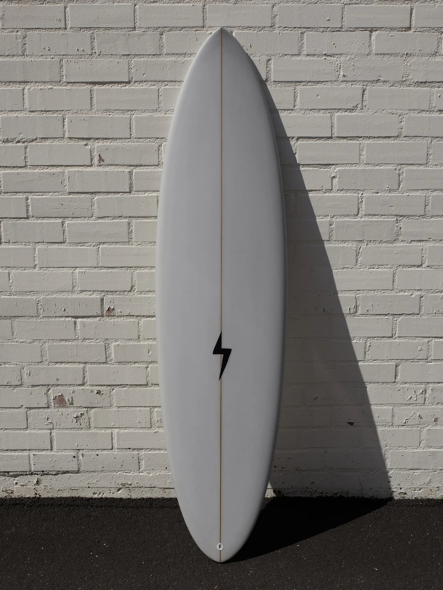 Corey Graham Shapes | 6'6” Quad Channel Twin Fin Slate Surfboard Corey Graham Shapes | 6'6” Quad Channel Twin Fin Slate Surfboard
