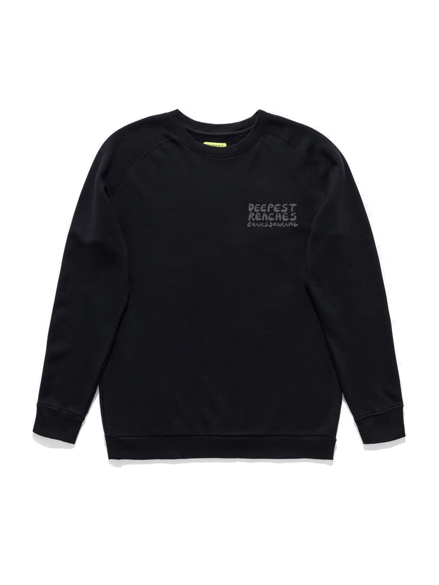 Deepest Reaches Mens Crew Fleece - Surf Bored