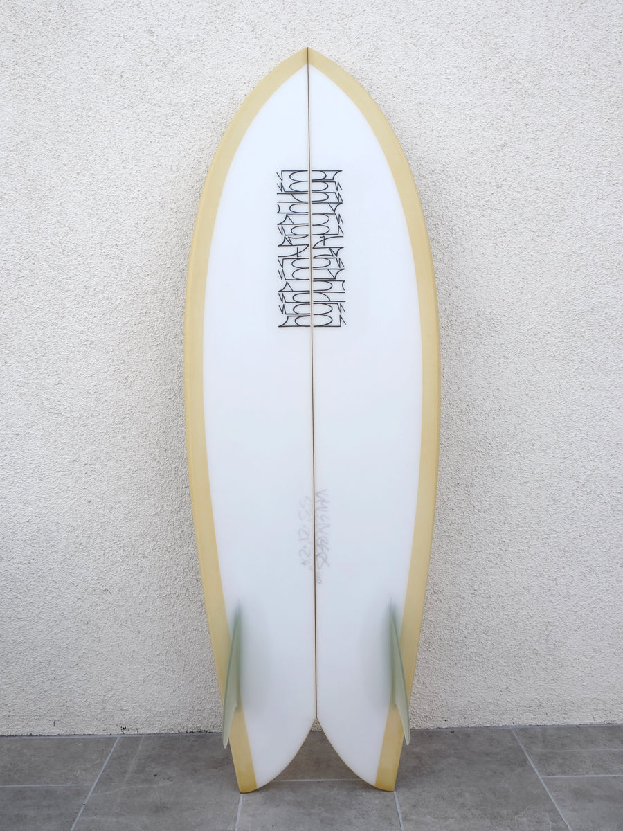 Deepest Reaches | Deepest Reaches | 5’3” Retro Fish Buttercream Surfboard (USED) - Surf Bored