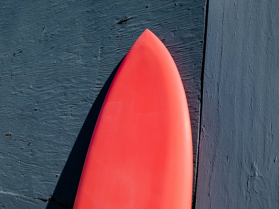 Deepest Reaches | Mega Fish 6’6” Vintage Red Surfboard - Surf Bored