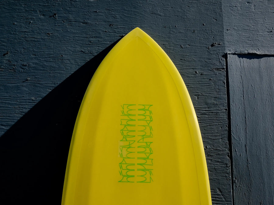 Deepest Reaches | Mega Fish 7’7” Old Yellow Surfboard - Surf Bored