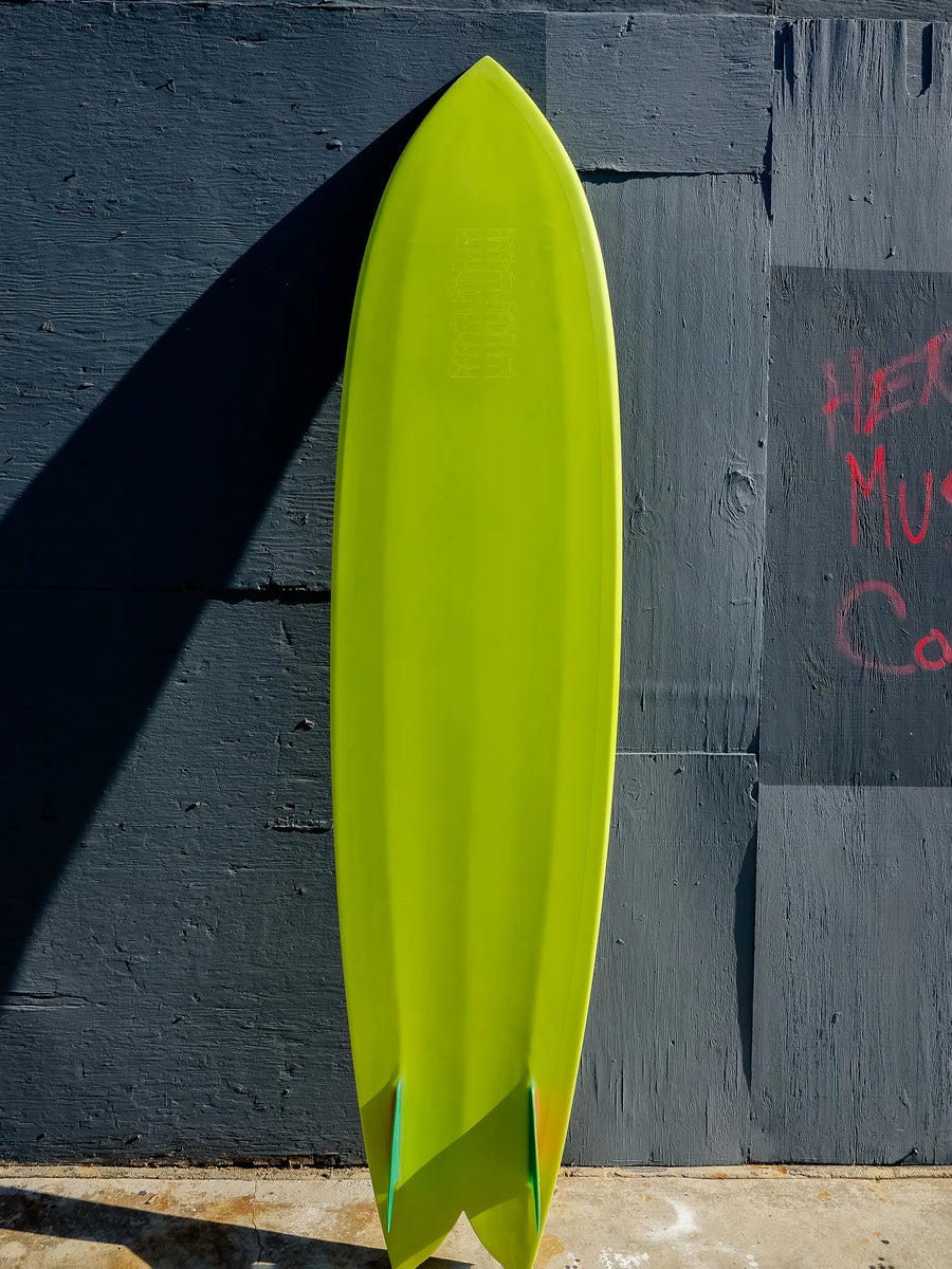 Deepest Reaches | Mega Fish 8’0” Retro Green Surfboard - Surf Bored