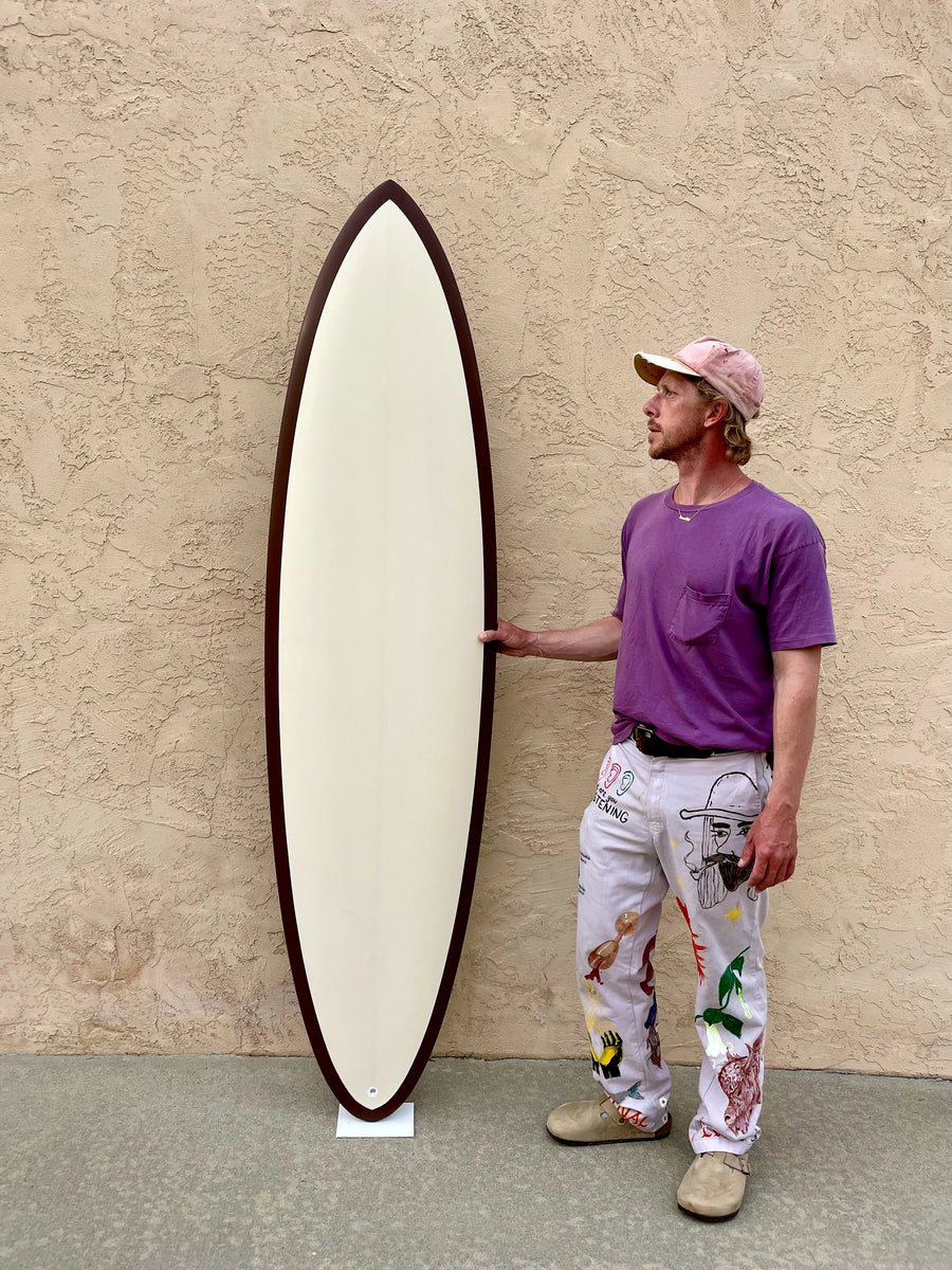 Eternal Life | ETERNAL LIFE | 7'0" VANILLA ROOT BEER TWIN PIN SURFBOARD - Surf Bored