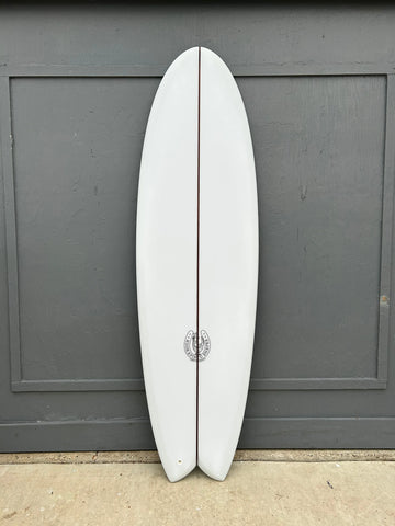 Kookapinto Shapes | 6'5" Thick Twin Fish Surfboard - Surf Bored