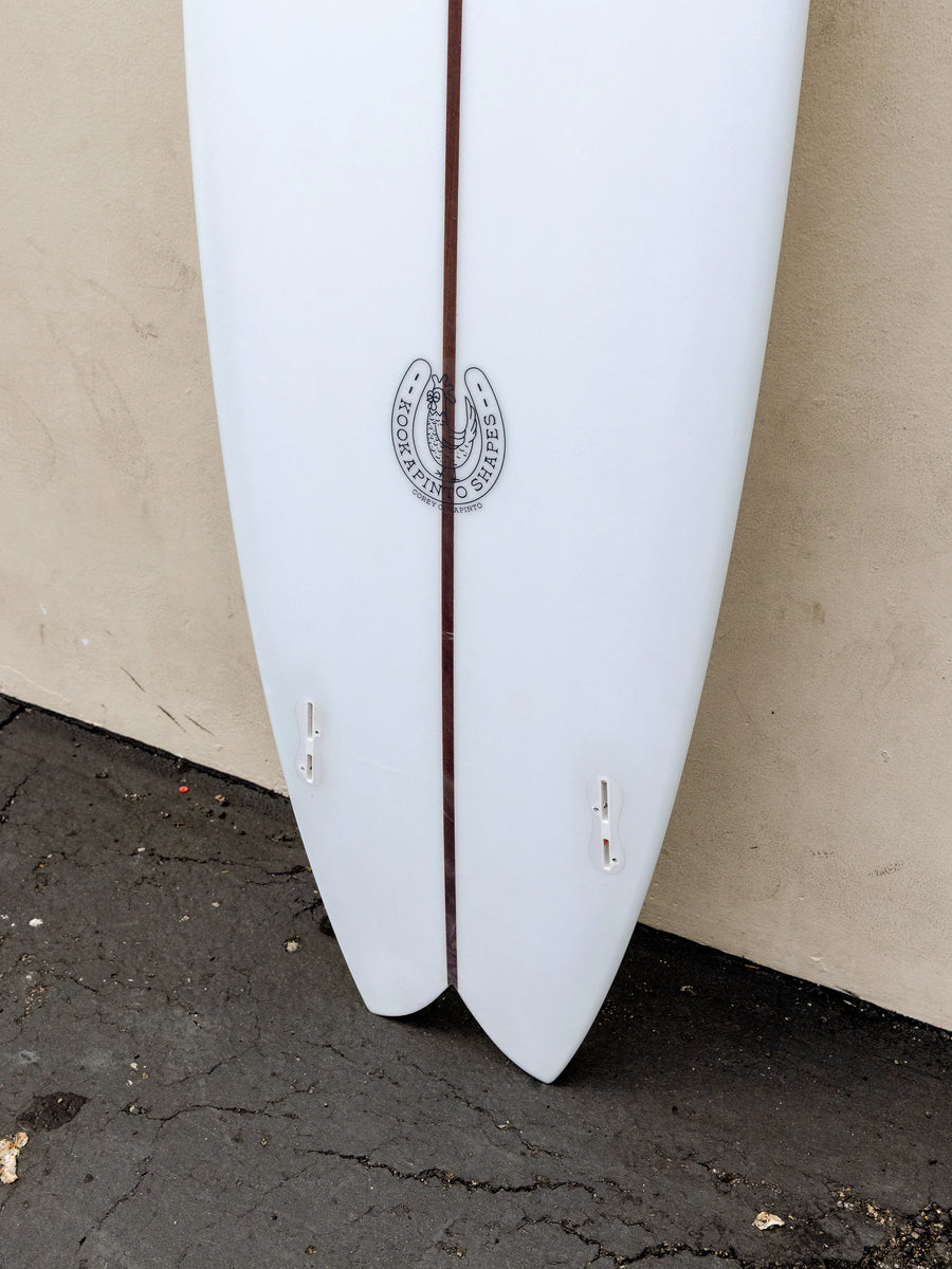 Kookapinto Shapes | 6'8" Thick Twin Fish Surfboard - Surf Bored