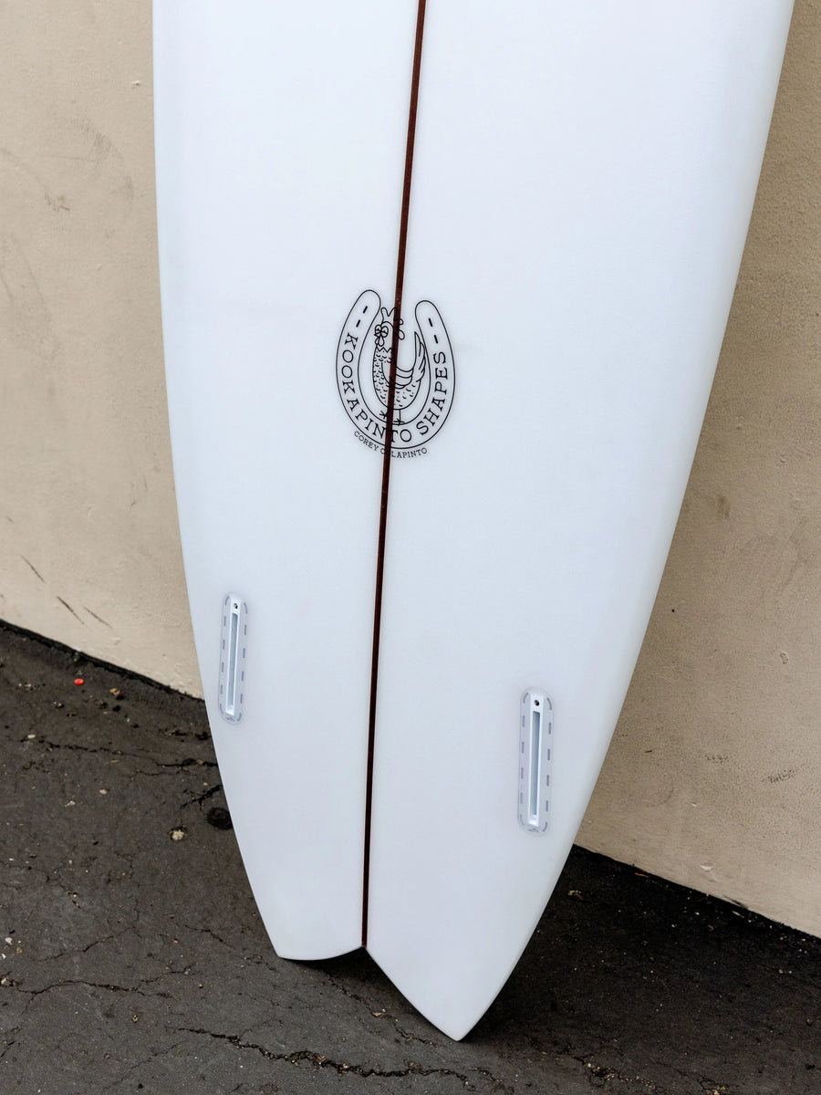 Kookapinto Shapes | 6'8" Thin Twin Fish Surfboard - Surf Bored