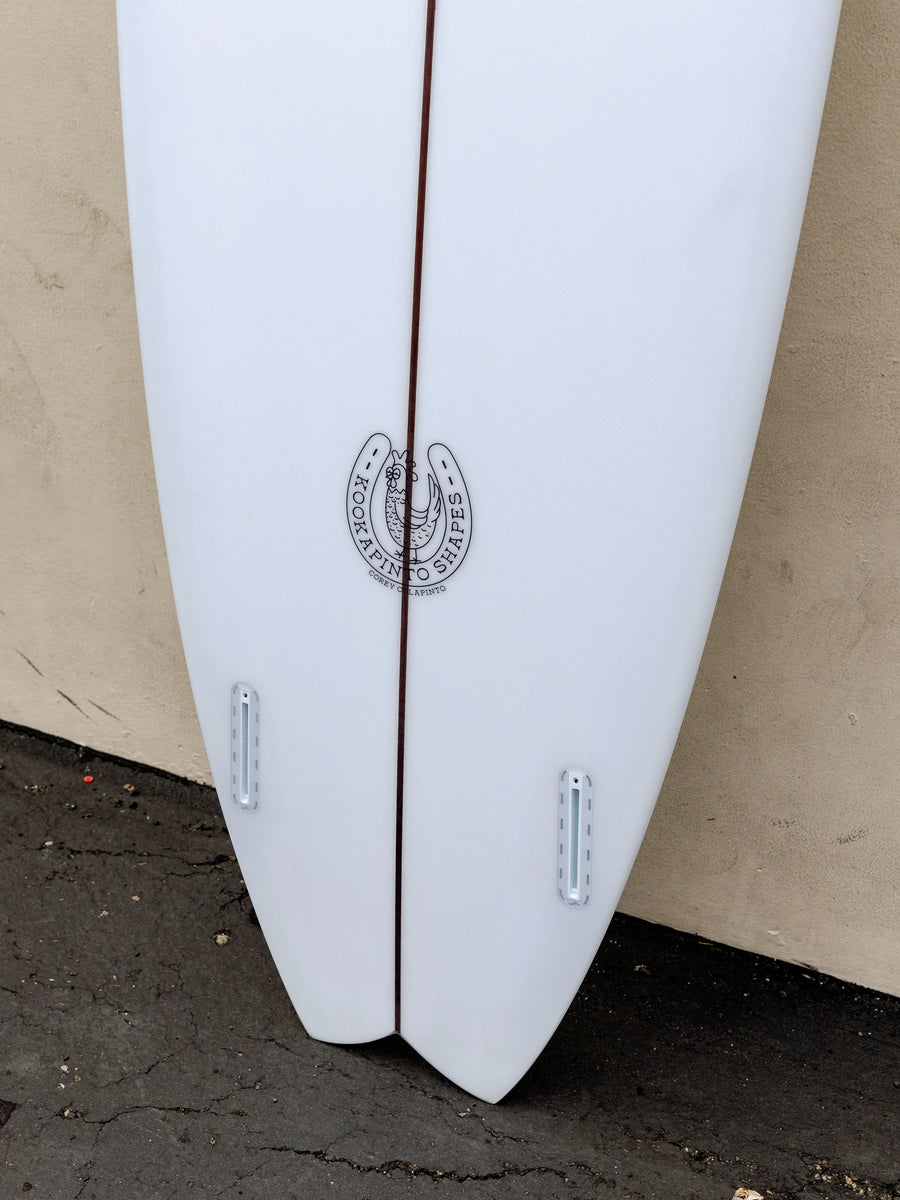 Kookapinto Shapes | 7'2" Thin Twin Fish Surfboard - Surf Bored
