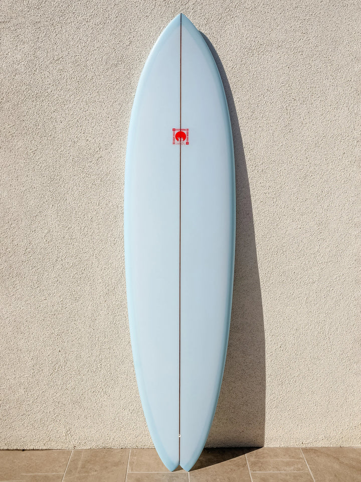 Kris Hall | 7’4” New Speedway Boogie Swallow Glacier Surfboard - Surf Bored