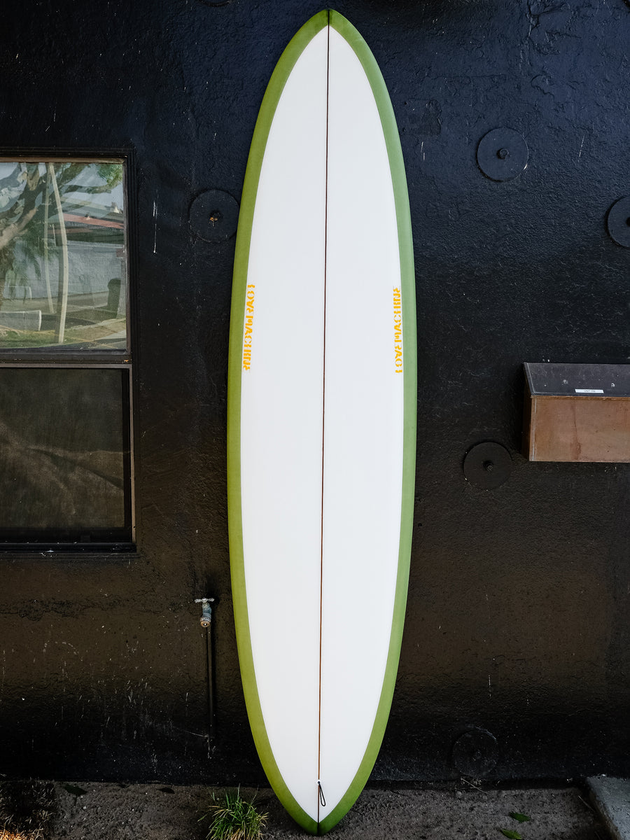 Love Machine | ThickLizzy 7’10” Moss Clear Surfboard - Surf Bored