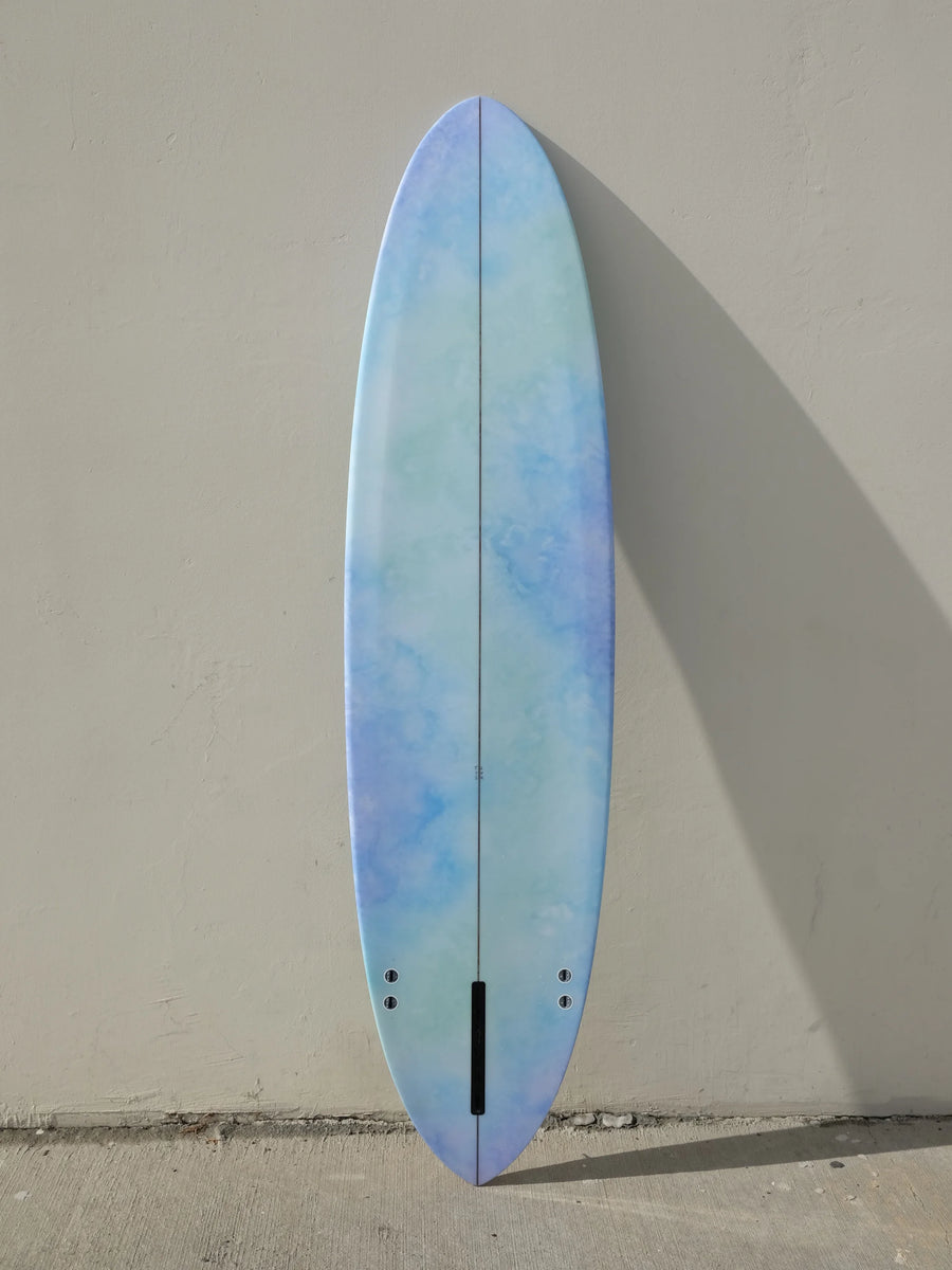 Love Machine | 7'4" Thick Lizzy | Watercolor Surfboard - Surf Bored