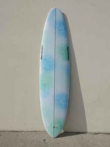 Love Machine | 7'6" VBowls | Watercolor Surfboard - Surf Bored