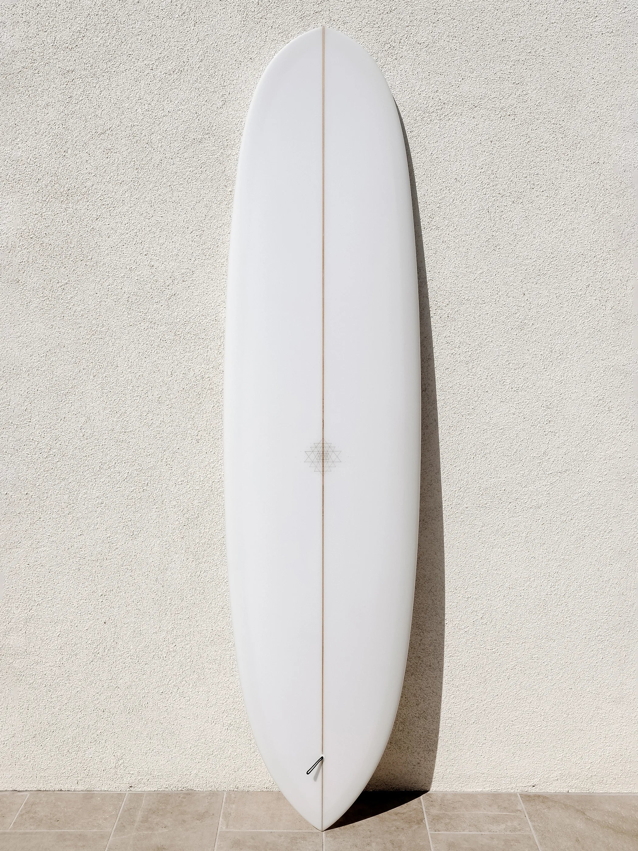 Mandala | 7'6” Clandestino Clear Mid-Length Surfboard - SurfBored